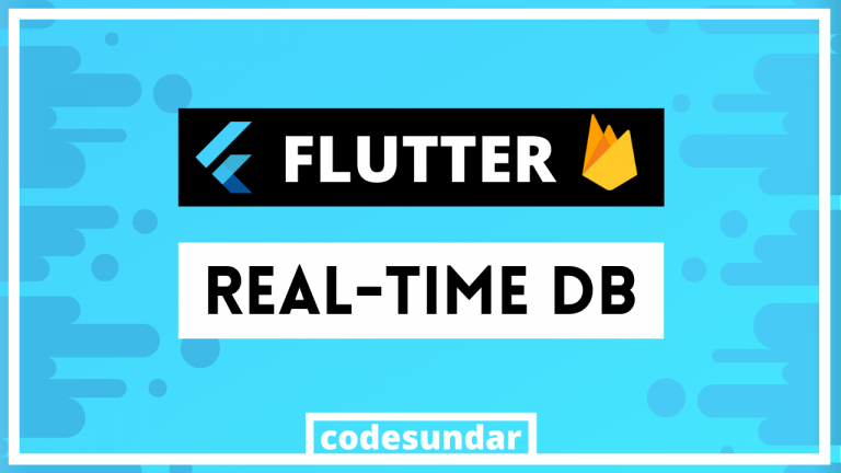 Flutter & Firebase Tutorial - Realtime Database - codesundar