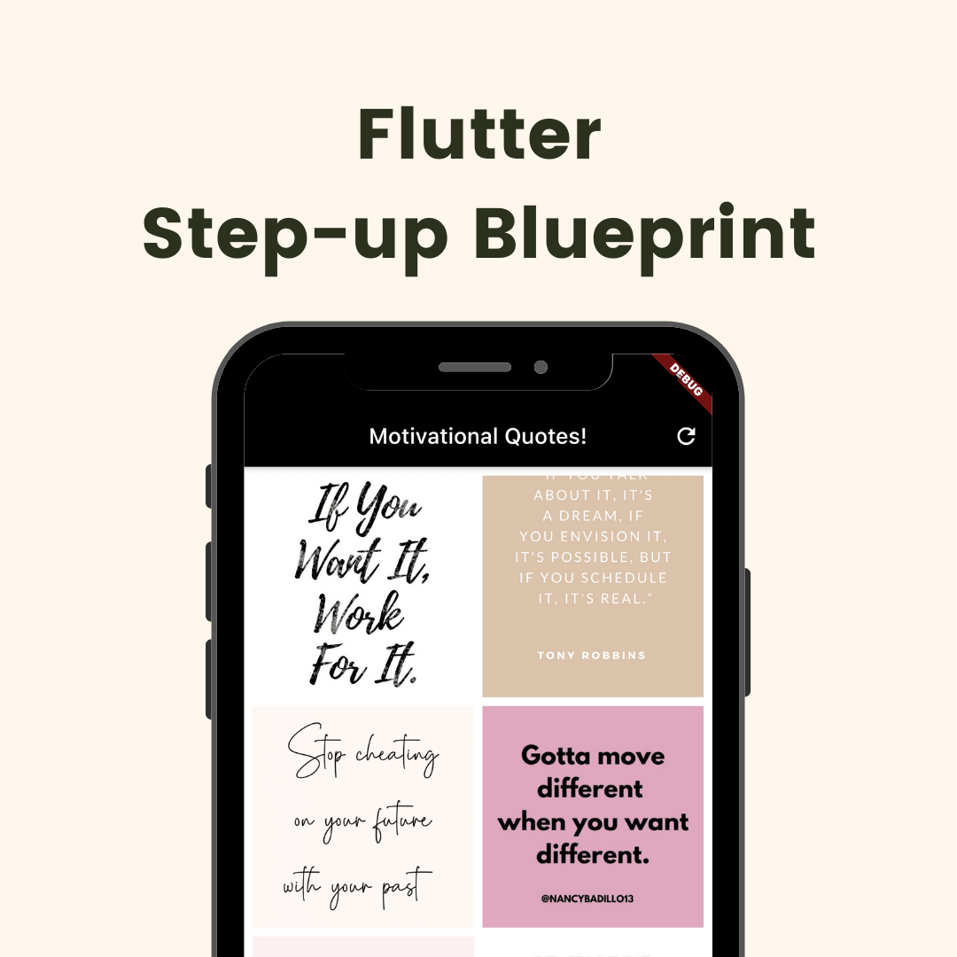 #1 Flutter Step-up Blueprint